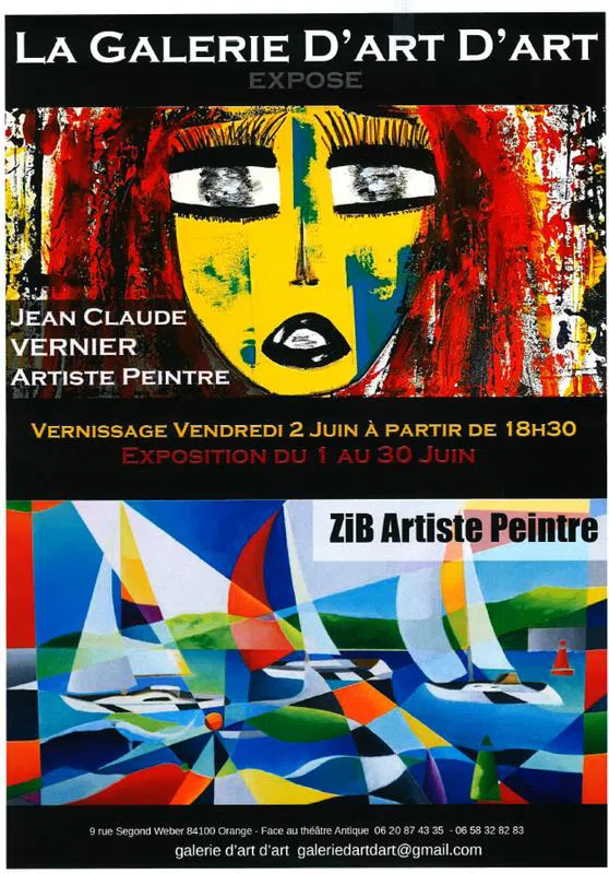 Exposition de Jean-Claude Vernier et Zib