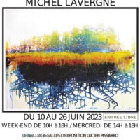 Exposition peinture impressionniste abstrait Michel Lavergne