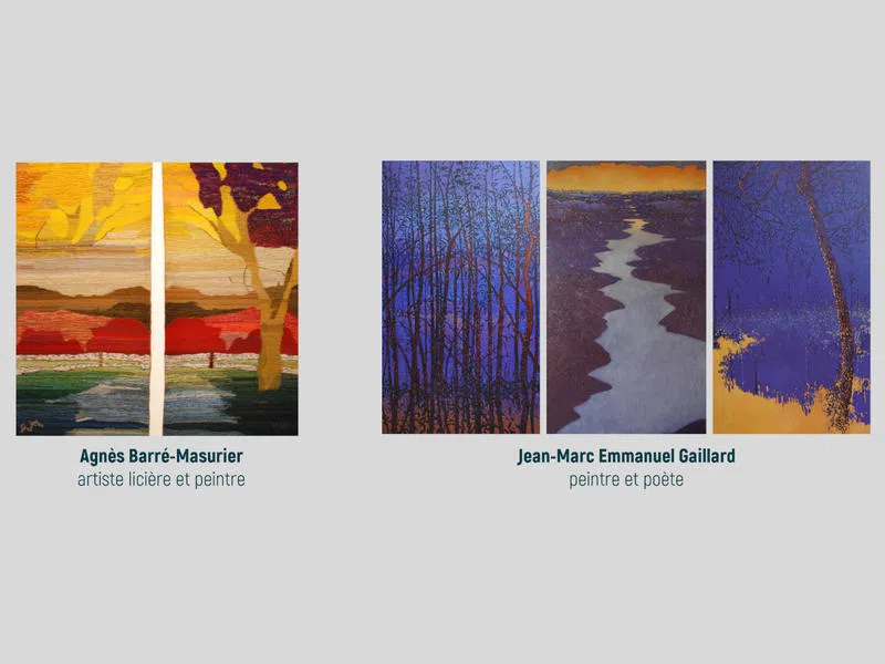 Exposition : Agnès barré-Masurier (tapisseries contemporaines) et J.M.E. Gaillard (peinture et poésie)