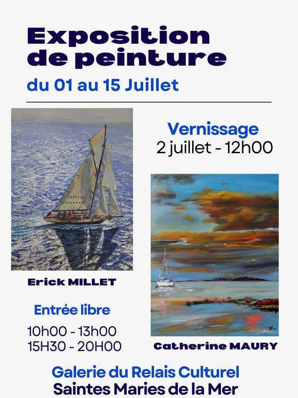 Exposition des œuvres de Mme Maury et Mr Millet