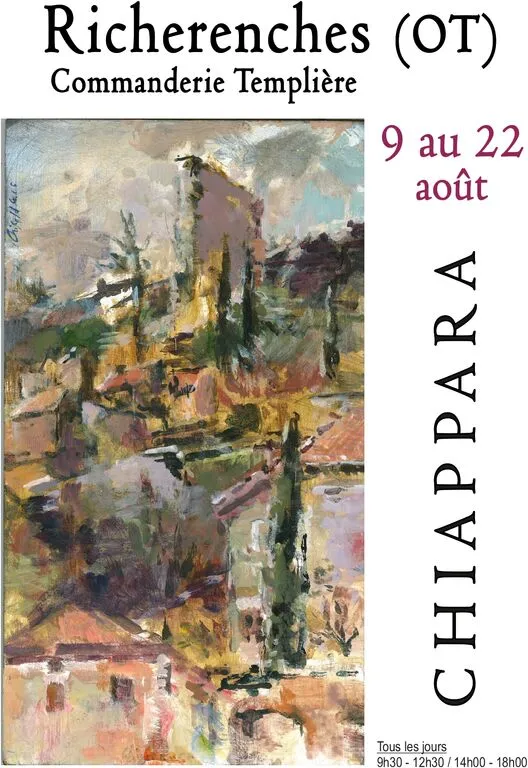 Exposition de peinture de Martine CHIAPPARA