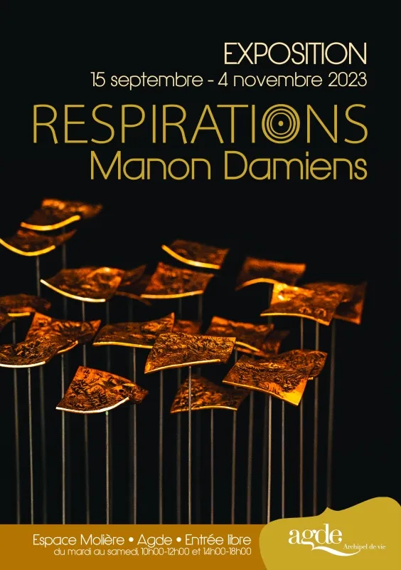 EXPOSITION « RESPIRATIONS » DE MANON DAMIENS , SCULPTRICE SUR METAL