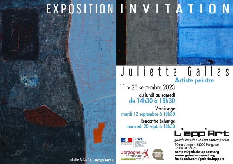 Exposition - Juliette Gallas