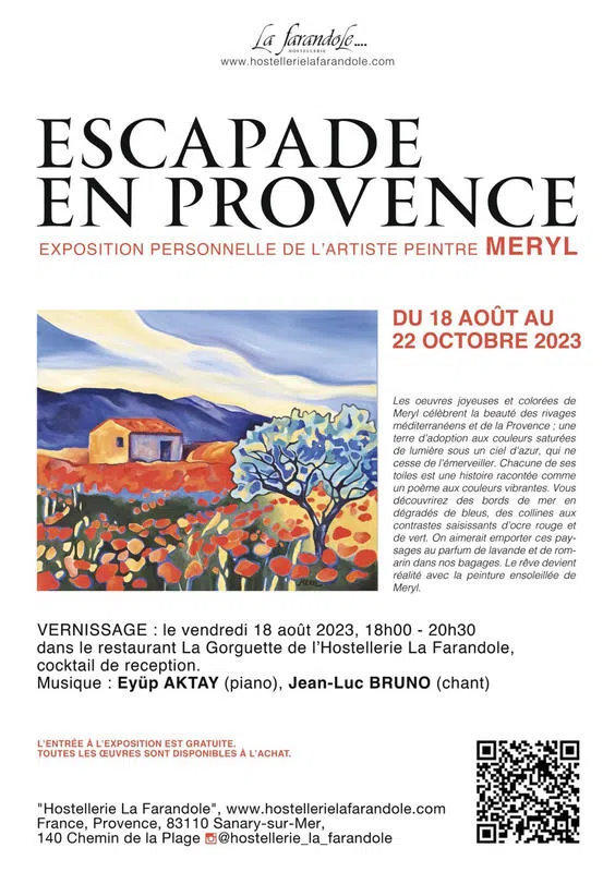 Exposition de peinture Escapade en Provence