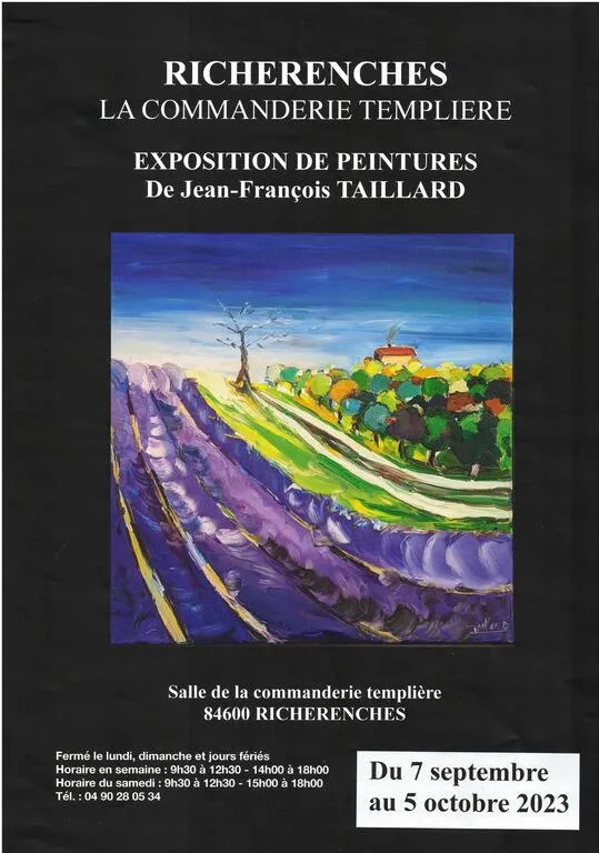 Exposition de peintures de Jean-François TAILLARD