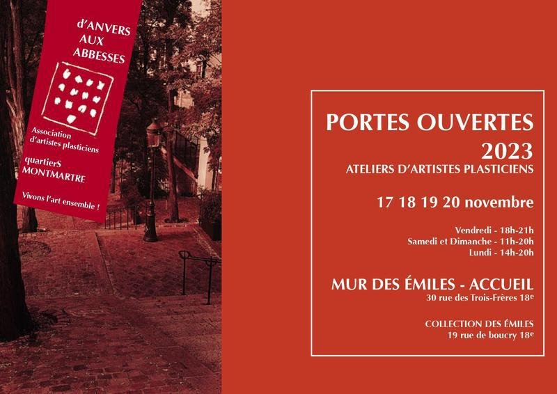 95 artistes d'Anvers aux Abbesses ouvrent les portes de 55 ateliers à Montmartre
