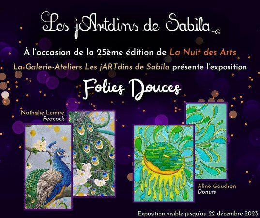 Exposition FOLIES DOUCES - Nuit des Arts 2023