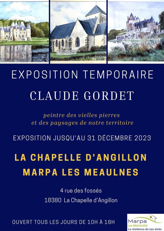 Exposition de Claude Gordet