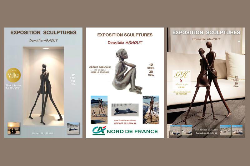 Exposition de sculptures Domitille Arnout