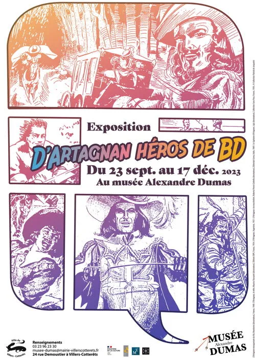 Exposition temporaire | D’Artagnan héros de BD