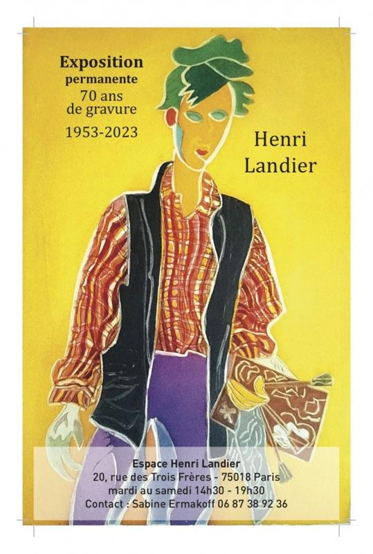 Henri Landier, 70 ans de gravure