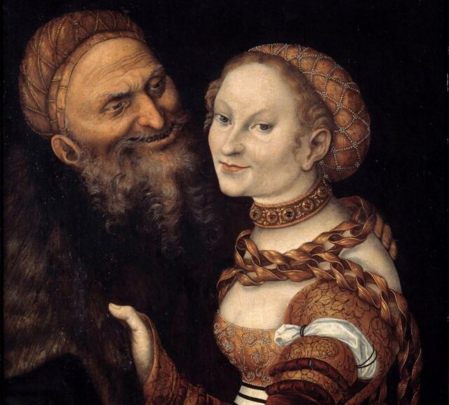 courtisane-et-vieil-homme-lucas-cranach-1472-1553