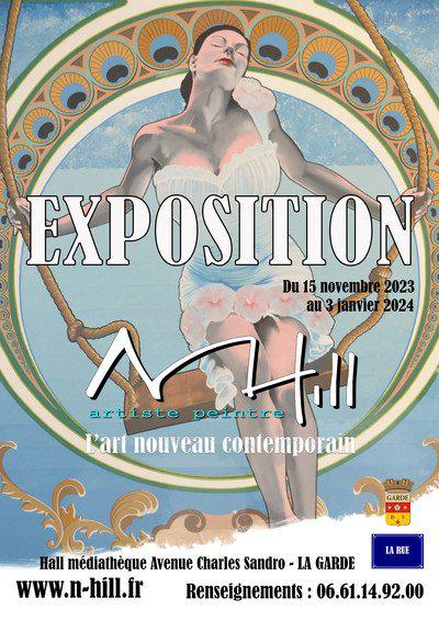 Expo de l'artiste peintre décorateur N-hill