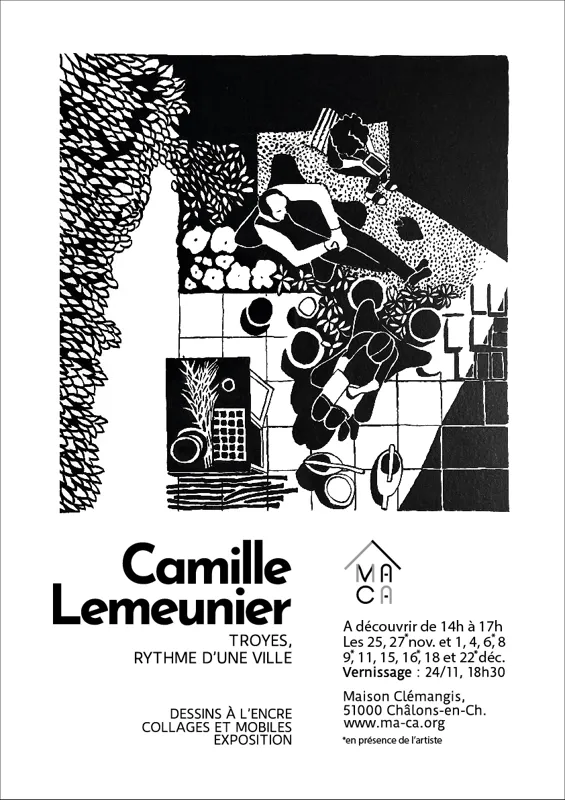 Exposition Camille Lemeunier, Troyes, rythme d’une ville