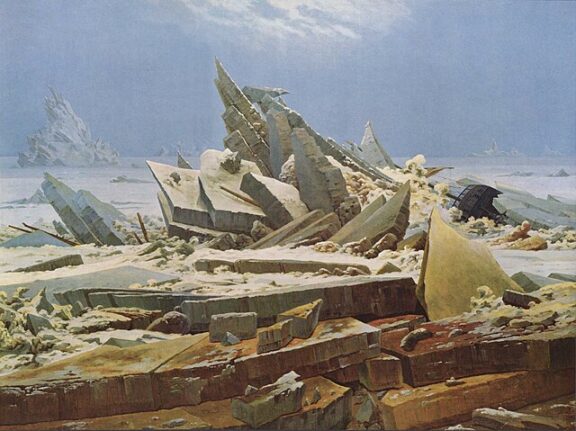 La Mer de Glace - Caspar David Friedrich - 1824