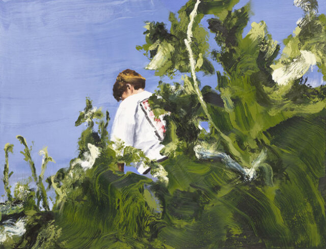 Marine Wallon, Mantegazzia, 2020, huile sur toile, 130 x 170 cm © Nicolas Brasseur