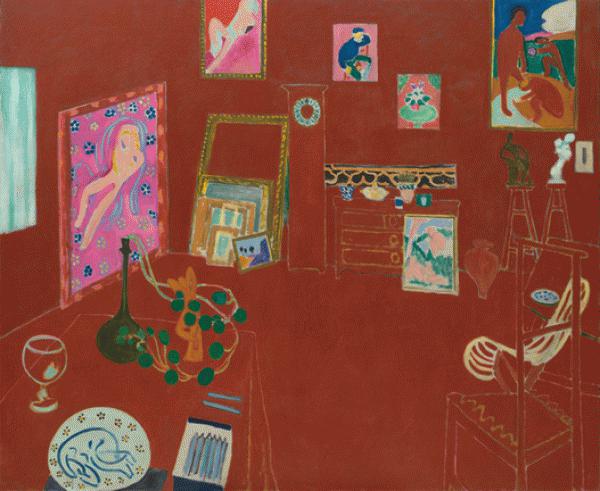 Matisse, L’Atelier rouge
