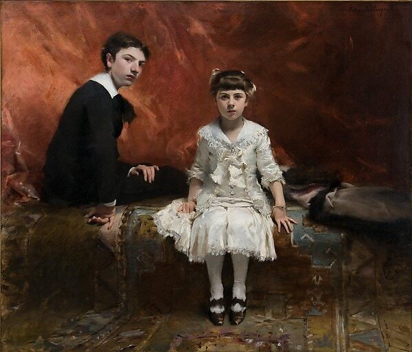 Portraits de Edouard et Marie-Louise Pailleron