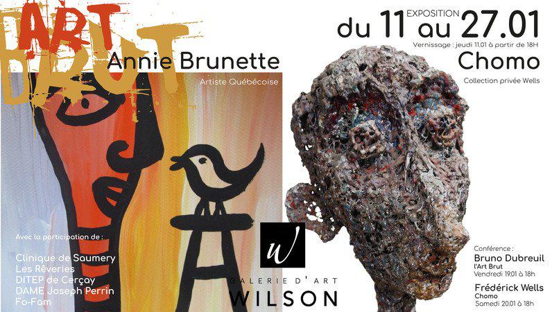 Art Brut en Janvier à la Galerie d’Art Wilson