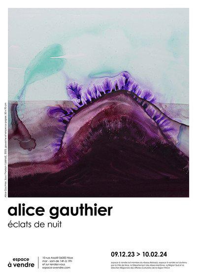 Éclats de nuit - exposition d'Alice Gauthier