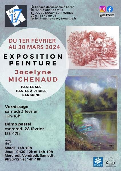 Expo peinture Jocelyne Michenaud