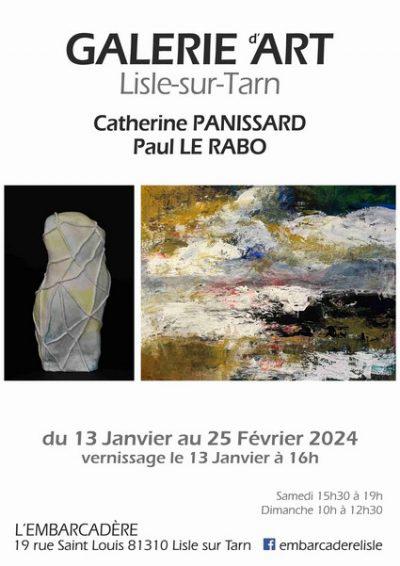 Exposition de « Catherine Panissard et Paul Le Rabo »