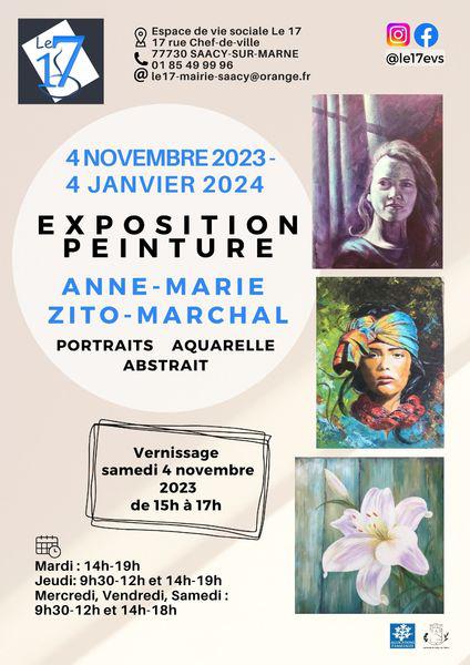 Exposition peinture Anne-Marie Zito-Marchal