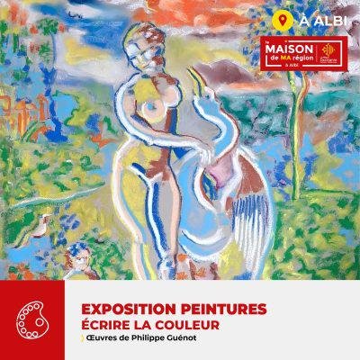 Exposition peintures « Ecrire la couleur » de Philippe Guénot