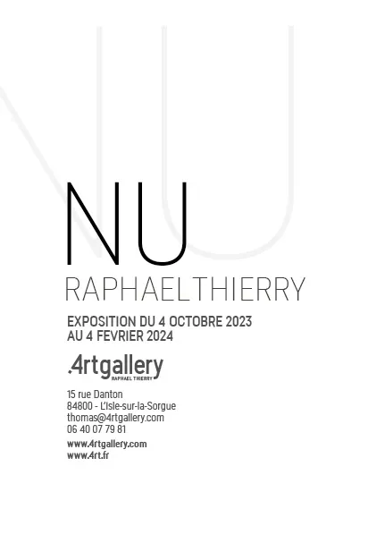 Exposition « Nu » de Raphaël Thierry