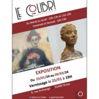 Exposition au Colibri, Galerie d'art à Orsay