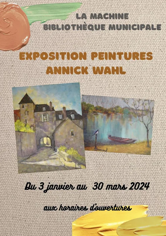 Exposition de peintures d’Annick Wahl