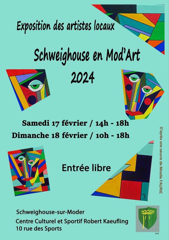 Exposition des artistes locaux Schweighouse en Mod'Art