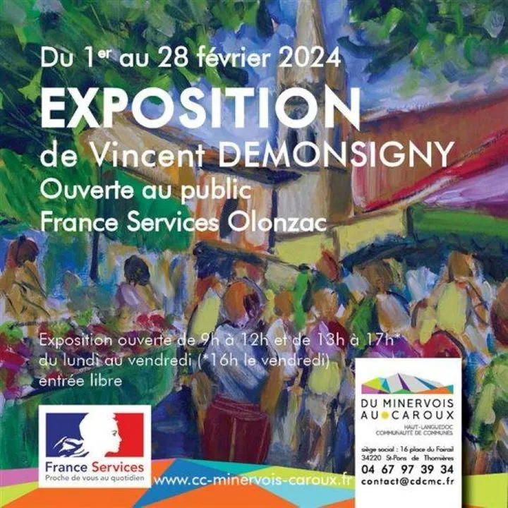 Première Exposition à France Services Olonzac