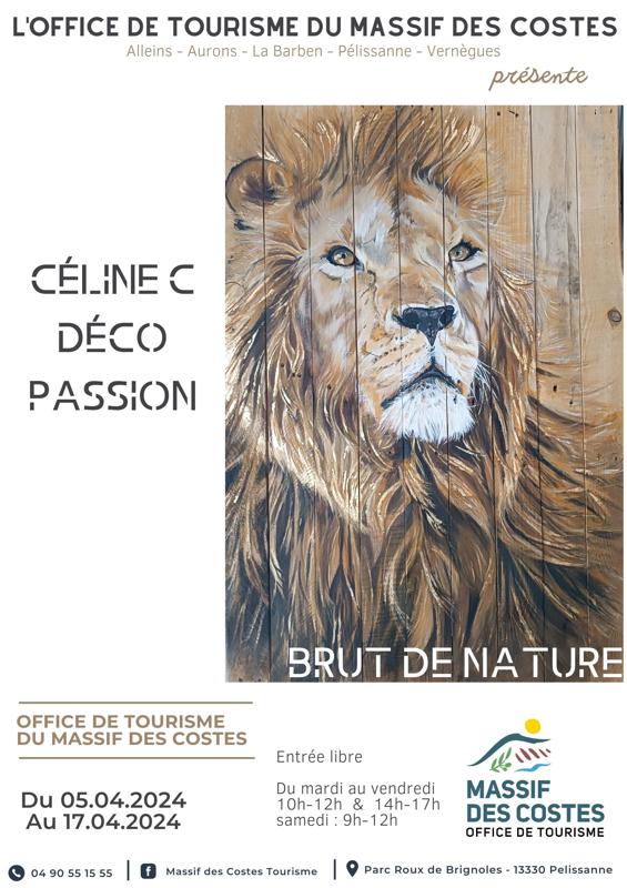 Brut de nature - exposition de Céline C Déco passion