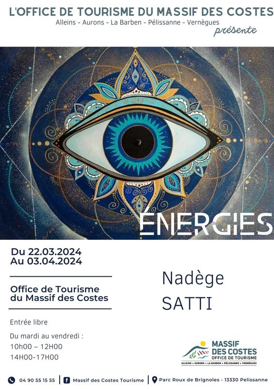 Energies - Exposition de peintures de Nadège Satti