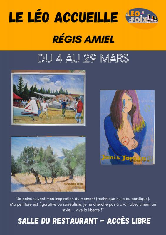 Exposition Régis Amiel au Léo