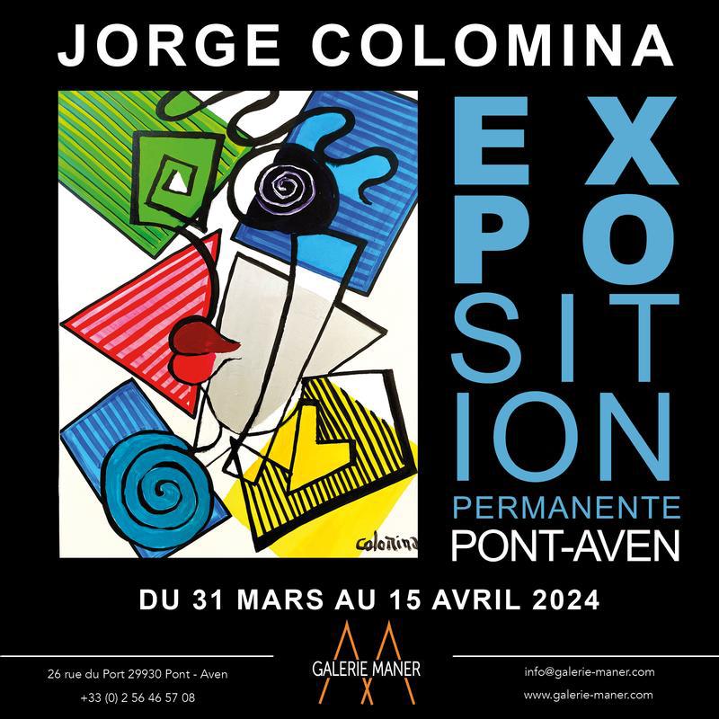 Exposition et vernissage Jorge Colomina – 31 mars et 01 avril 2024
