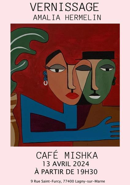 Café Mishka expose Amalia Hermelin