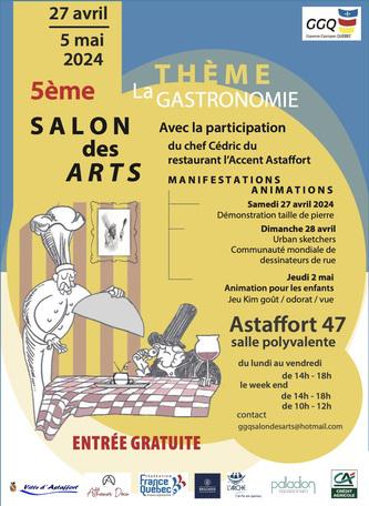 Salon des arts de Guyenne Gascogne - Québec - Exposition