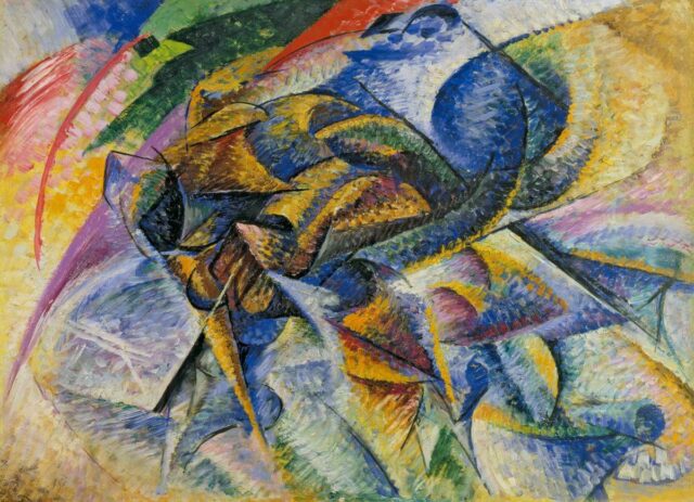 Umberto Boccioni, Dynamisme d'un cycliste - 1913