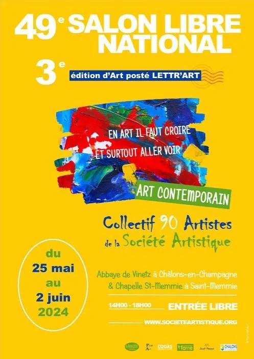 49ème Salon Libre National & 3ème Salon d’art posté Lettr’art