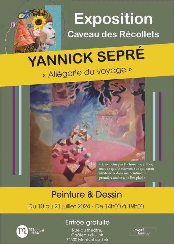 EXPOSITION « Allègorie du Voyage » de Y. Sepré – peinture, dessin
