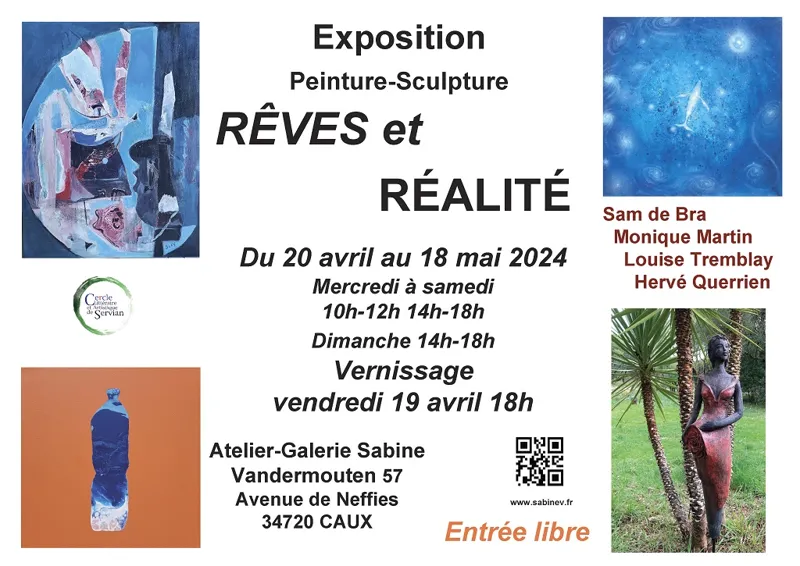 Exposition Atelier Galerie Sabine Vandermouten : Rêves et Realite