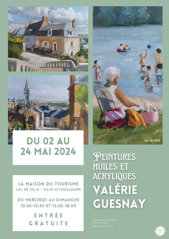 Exposition « Peintures huiles et acryliques – Valérie Guesnay »