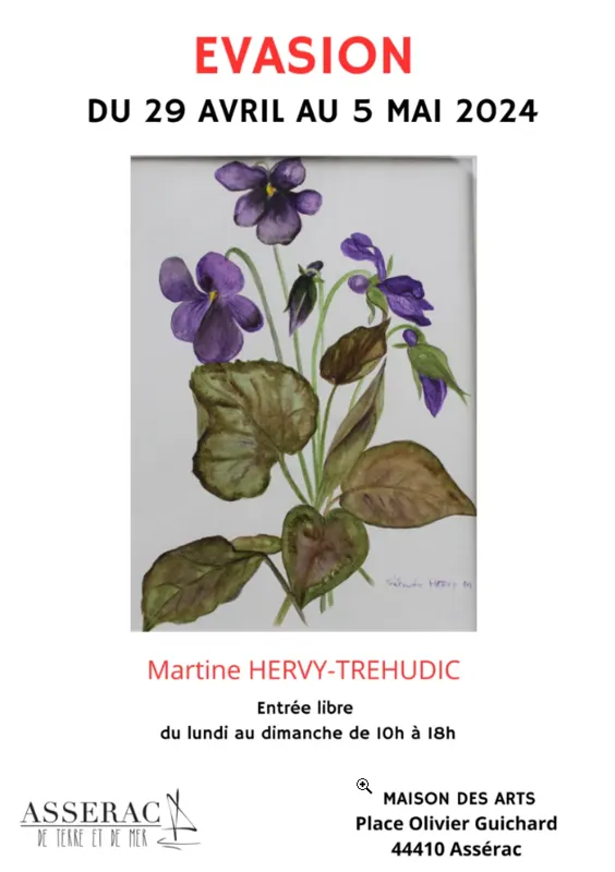 Exposition peinture : Martine Hervy-Trehudic
