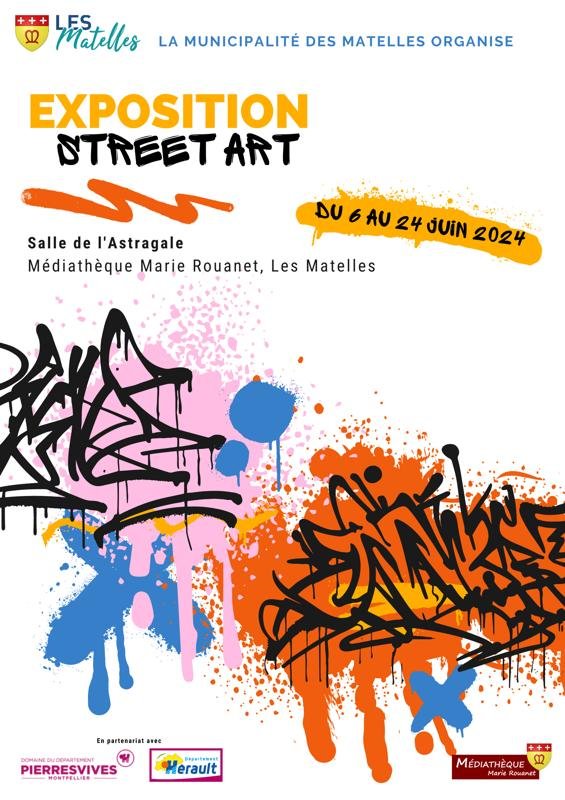 EXPOSITION STREET ART À LA MÉDIATHÈQUE