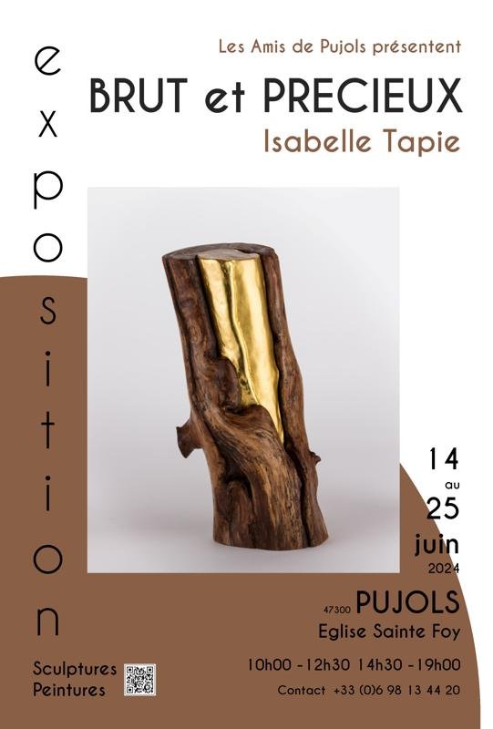 Exposition "Brut et Précieux" Isabelle Tapie