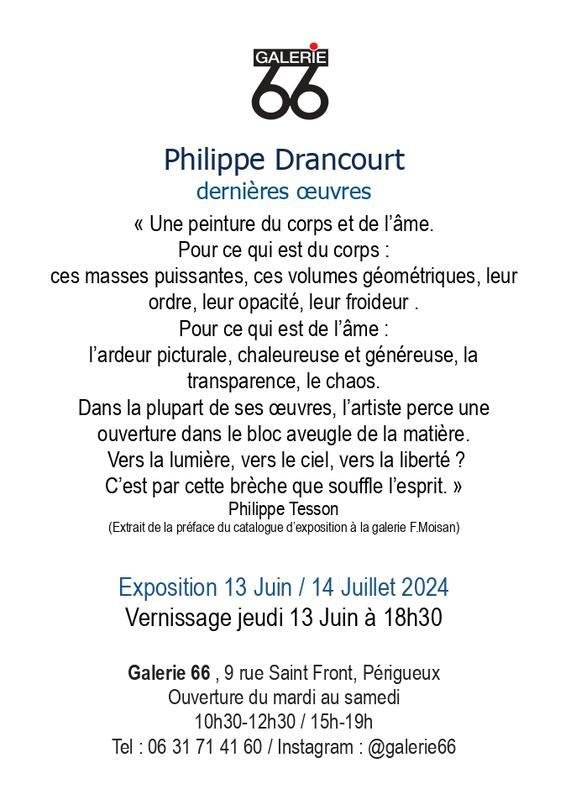 Exposition - Philippe Drancourt
