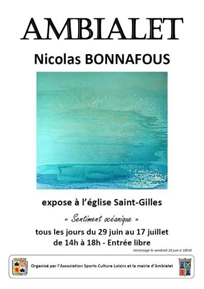 Exposition à l’église Saint-Gilles de Nicolas Bonnafous