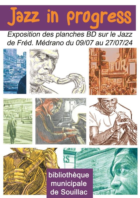 Exposition "le Jazz et la bande dessinée"